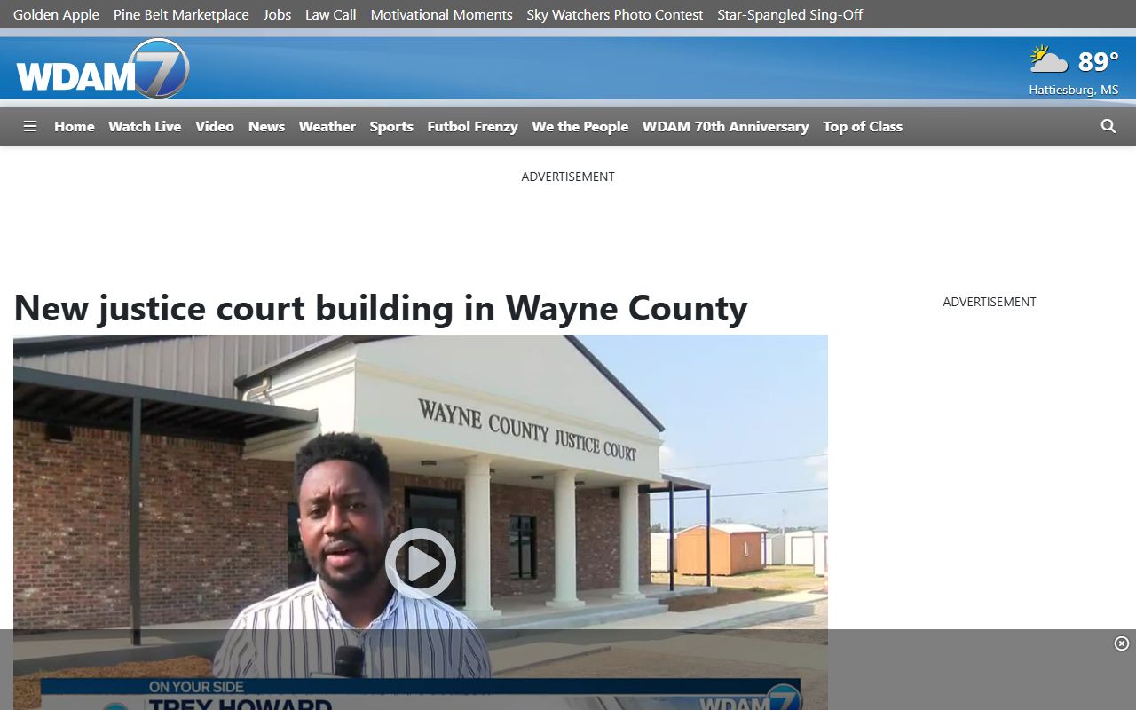 Wayne County new Justice Court building, a lower court that feeds cases to Circuit Court