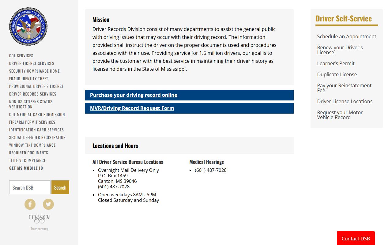 Wayne County state driver record portal for traffic court records